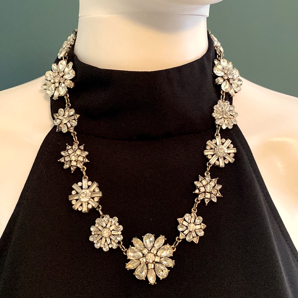 Flower Stone Statement Necklace - image 2